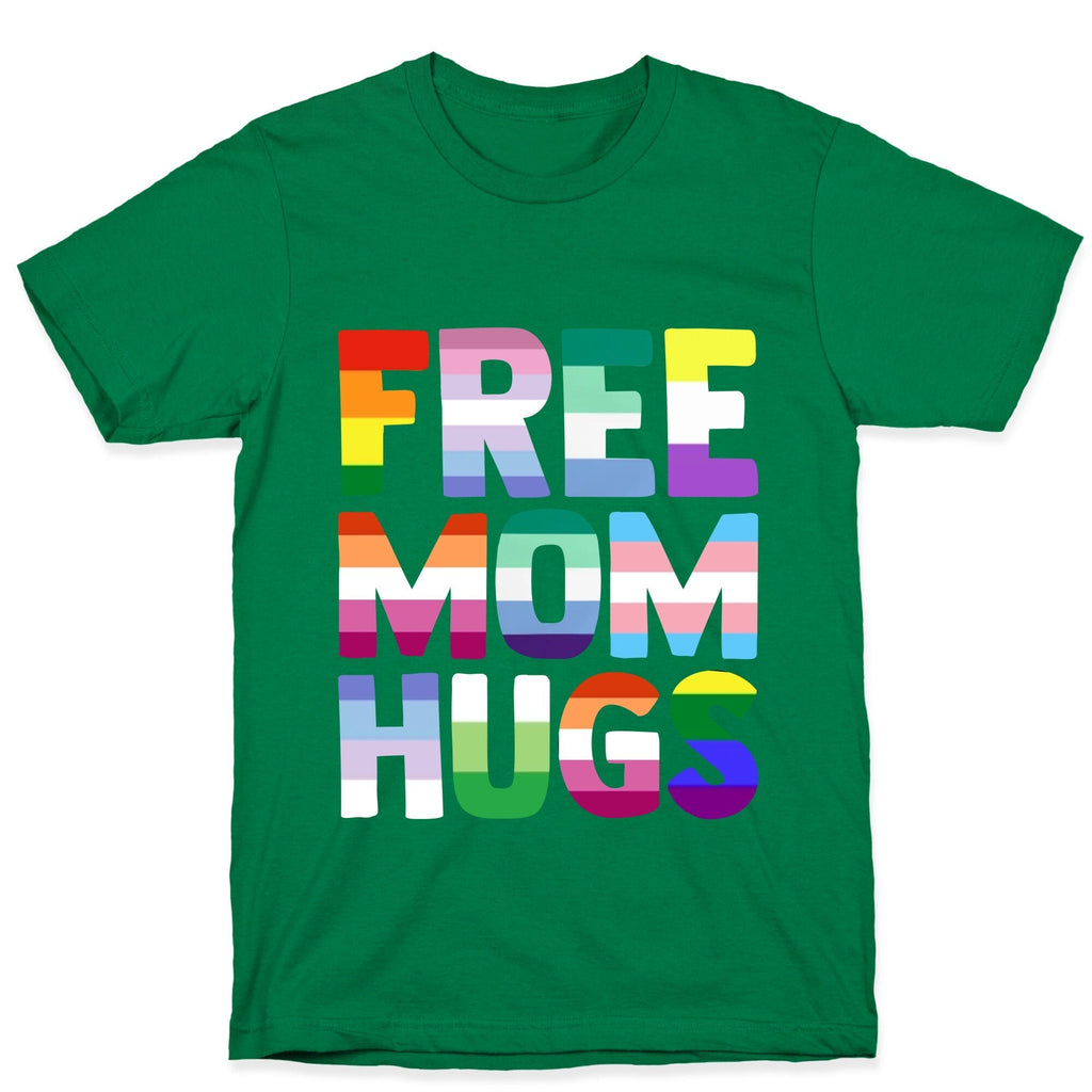 Free Mom Hugs Rainbow T-Shirt Hoodie, Sweatshirt | CoreVibeTees.com (Image 3)