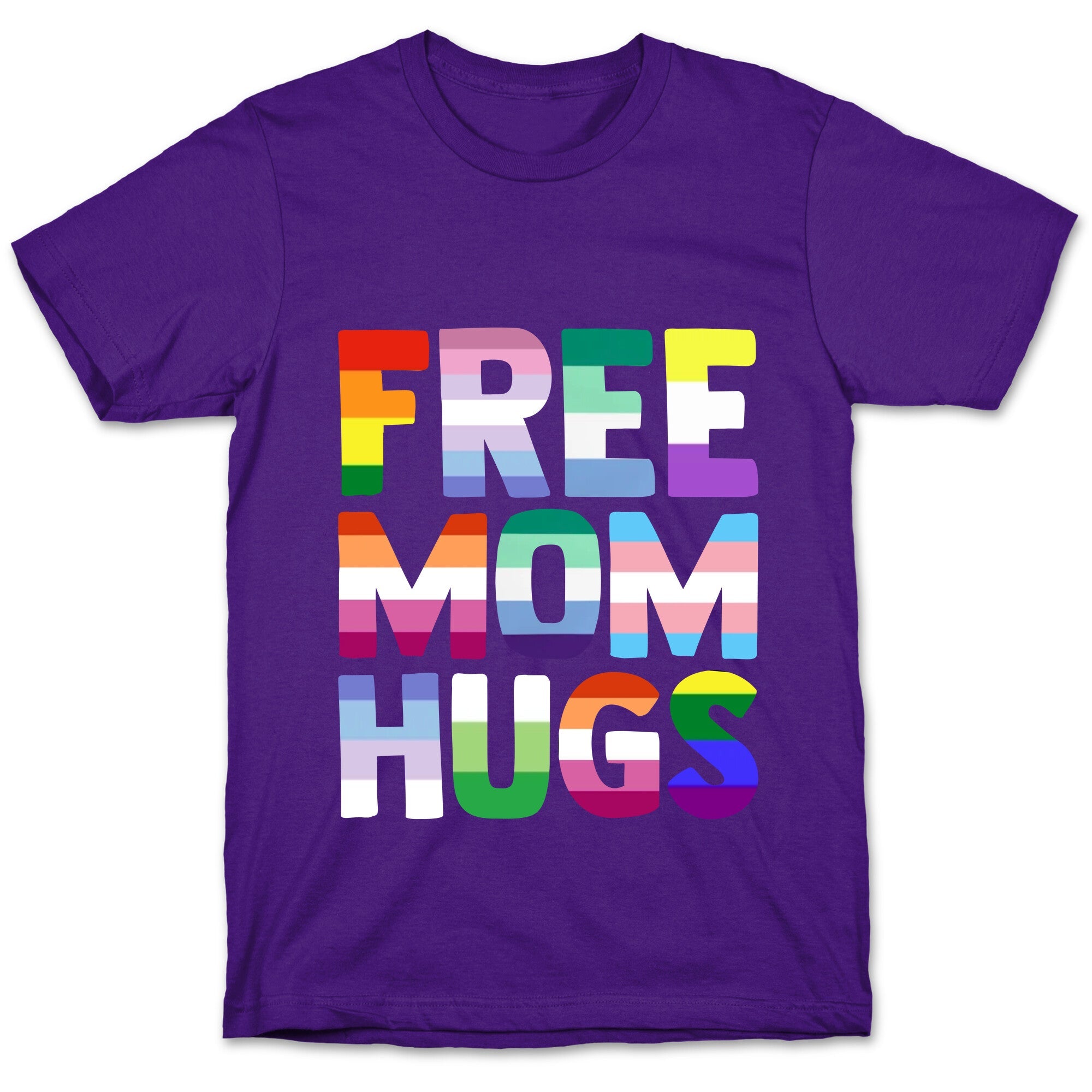 Free Mom Hugs Rainbow T-Shirt Hoodie, Sweatshirt | CoreVibeTees.com (Image 5)