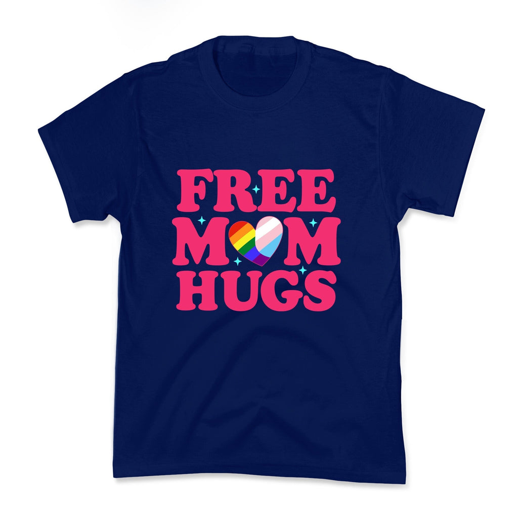 Free Mom Hugs Pride Kids Tee Hoodie, Sweatshirt | CoreVibeTees.com (Image 2)