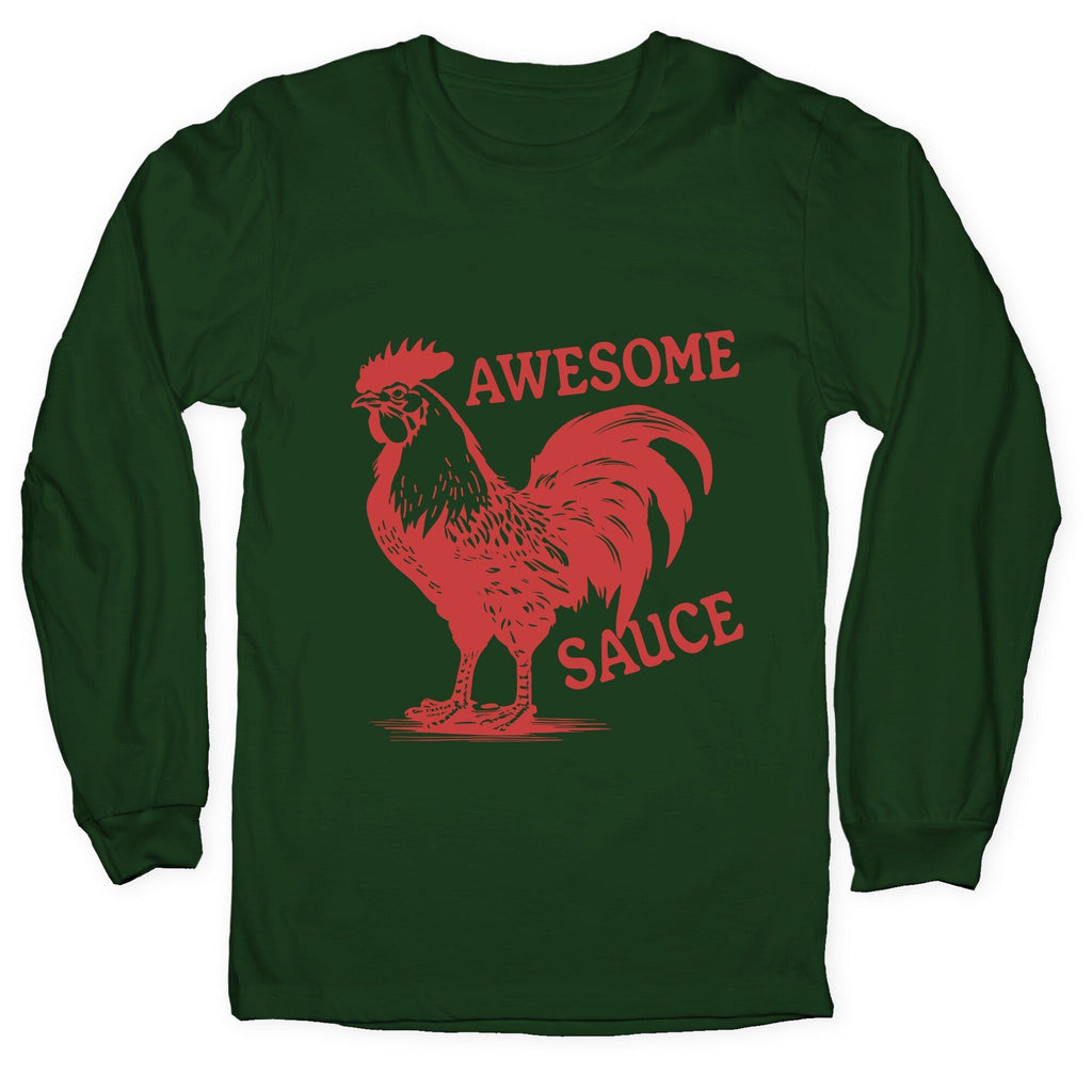 Awesome Sauce Longsleeve Tee Hoodie, Sweatshirt | CoreVibeTees.com (Image 1)