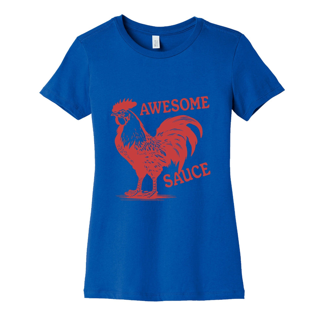 Awesome Sauce Womens Cotton Tee Hoodie, Sweatshirt | CoreVibeTees.com (Image 2)