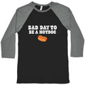 Bad Day to Be a Hot Dog Baseball Tee Hoodie, Sweatshirt | CoreVibeTees.com (Image 1)