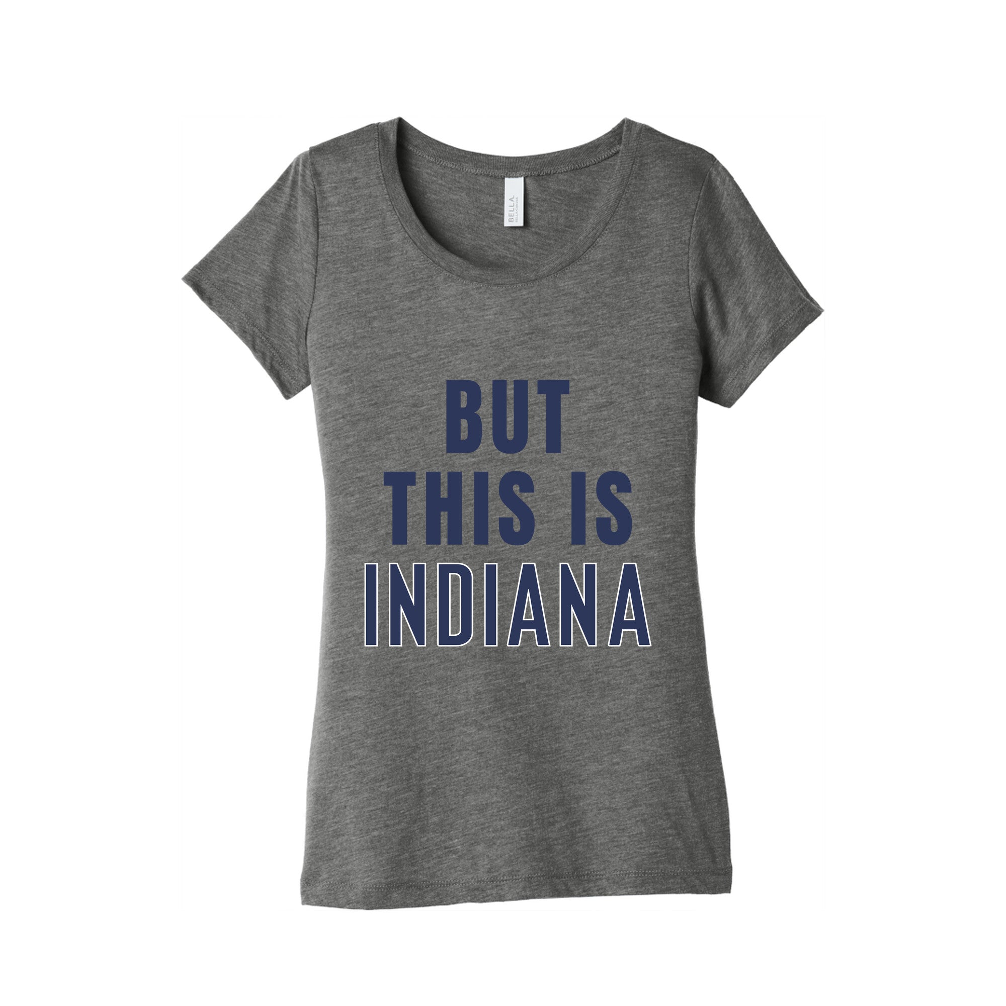 But This is Indiana Womens Triblend Tee Hoodie, Sweatshirt | CoreVibeTees.com (Image 2)