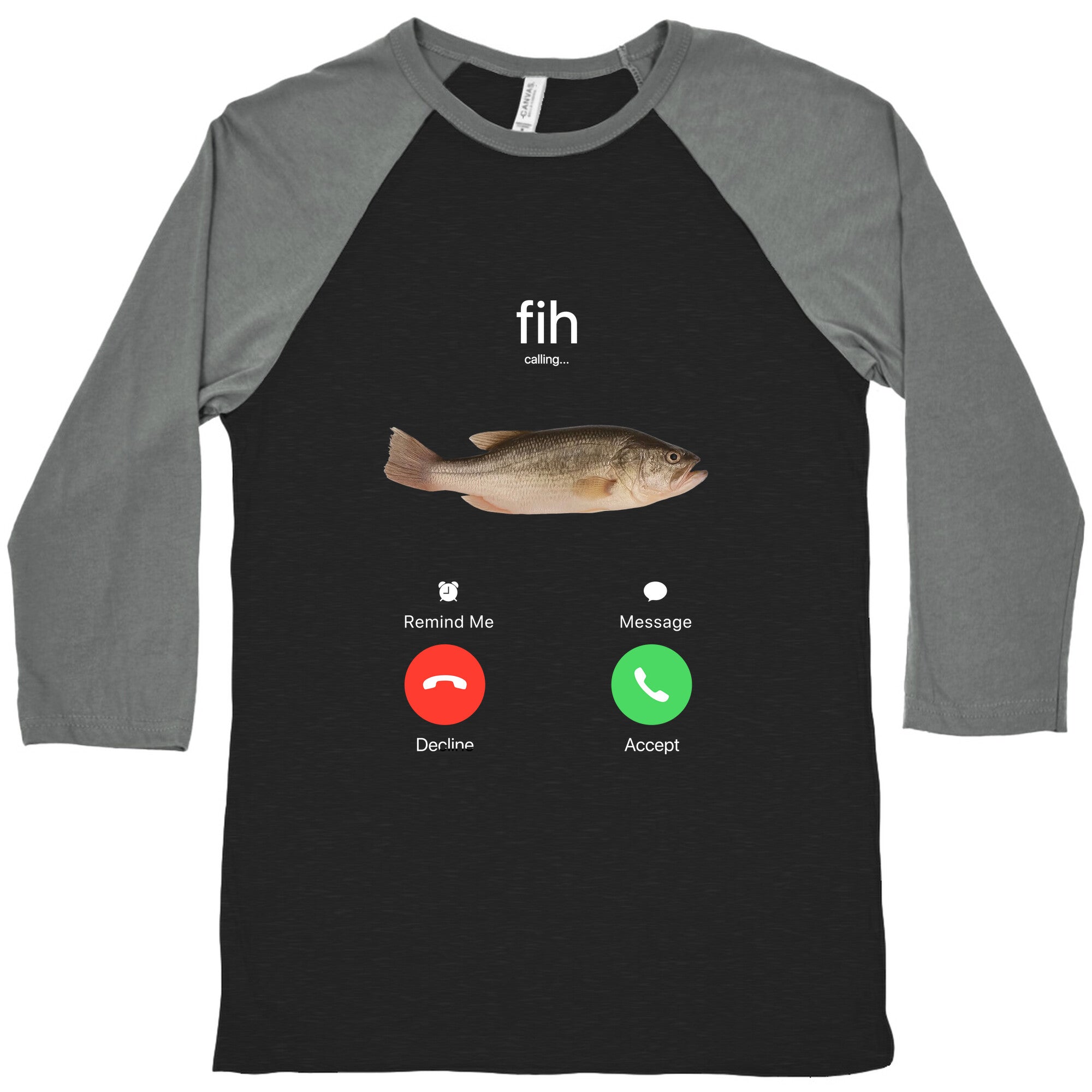 Fih Calling Me Baseball Tee Hoodie, Sweatshirt | CoreVibeTees.com (Image 1)