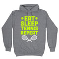 Eat Sleep Tennis Repeat Hoodie T-Shirts, Sweatshirt | CoreVibeTees.com (Image 1)