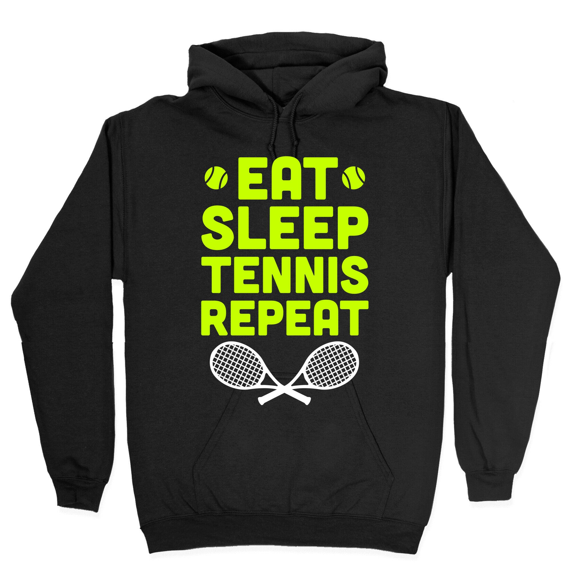 Eat Sleep Tennis Repeat Hoodie T-Shirts, Sweatshirt | CoreVibeTees.com (Image 2)