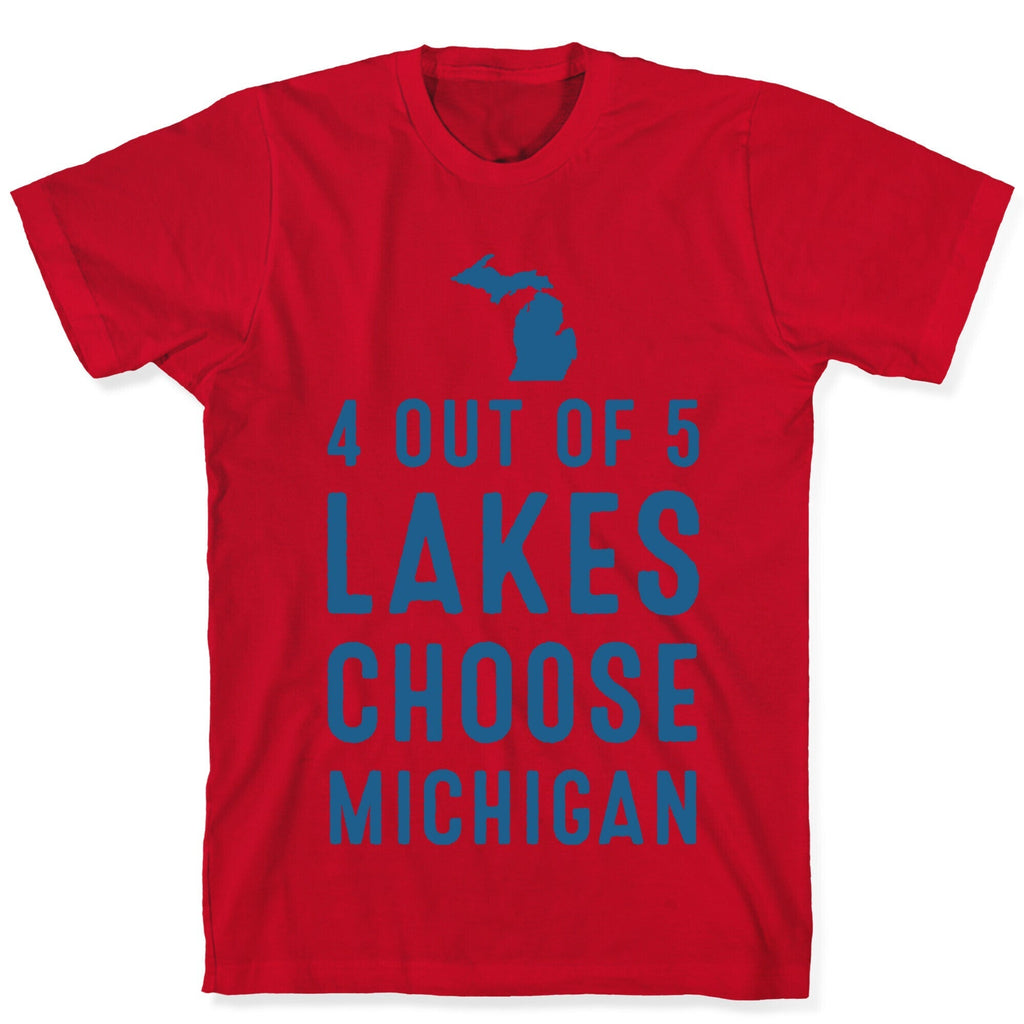 4 Out of 5 Lakes Choose Michigan T-Shirt Hoodie, Sweatshirt | CoreVibeTees.com (Image 5)