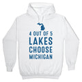 4 Out of 5 Lakes Choose Michigan Hoodie T-Shirts, Sweatshirt | CoreVibeTees.com