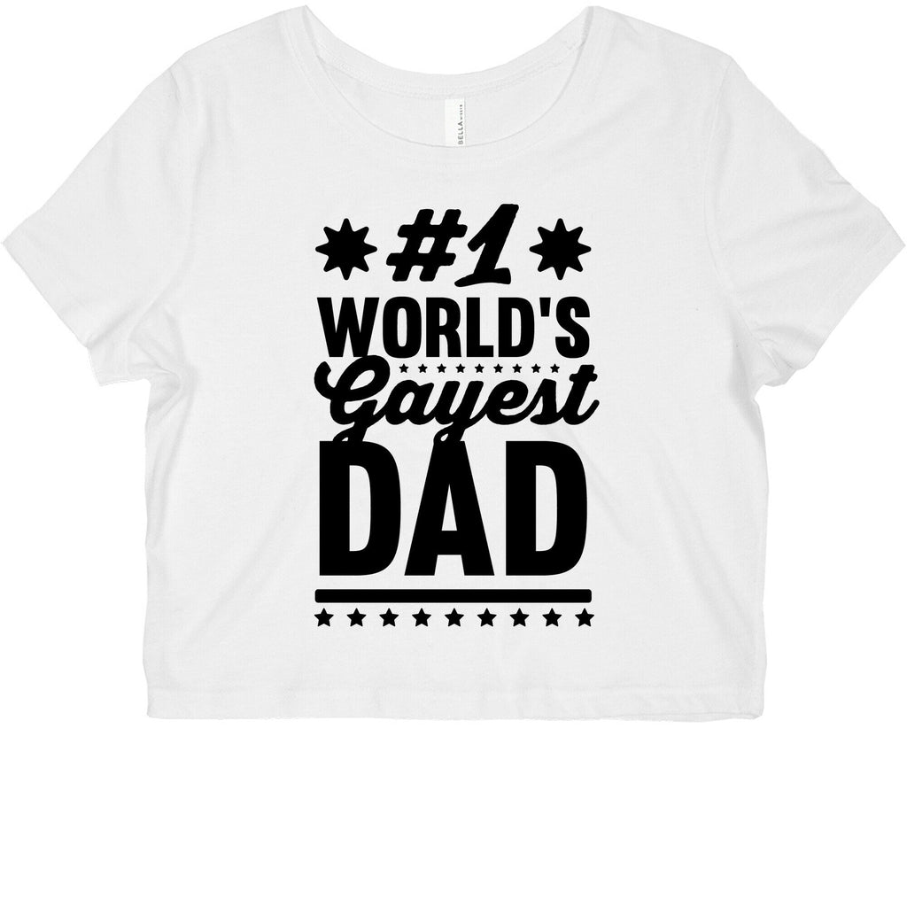 #1 World's Gayest Dad Graphic Baby Tee Hoodie, Sweatshirt | CoreVibeTees.com (Image 2)