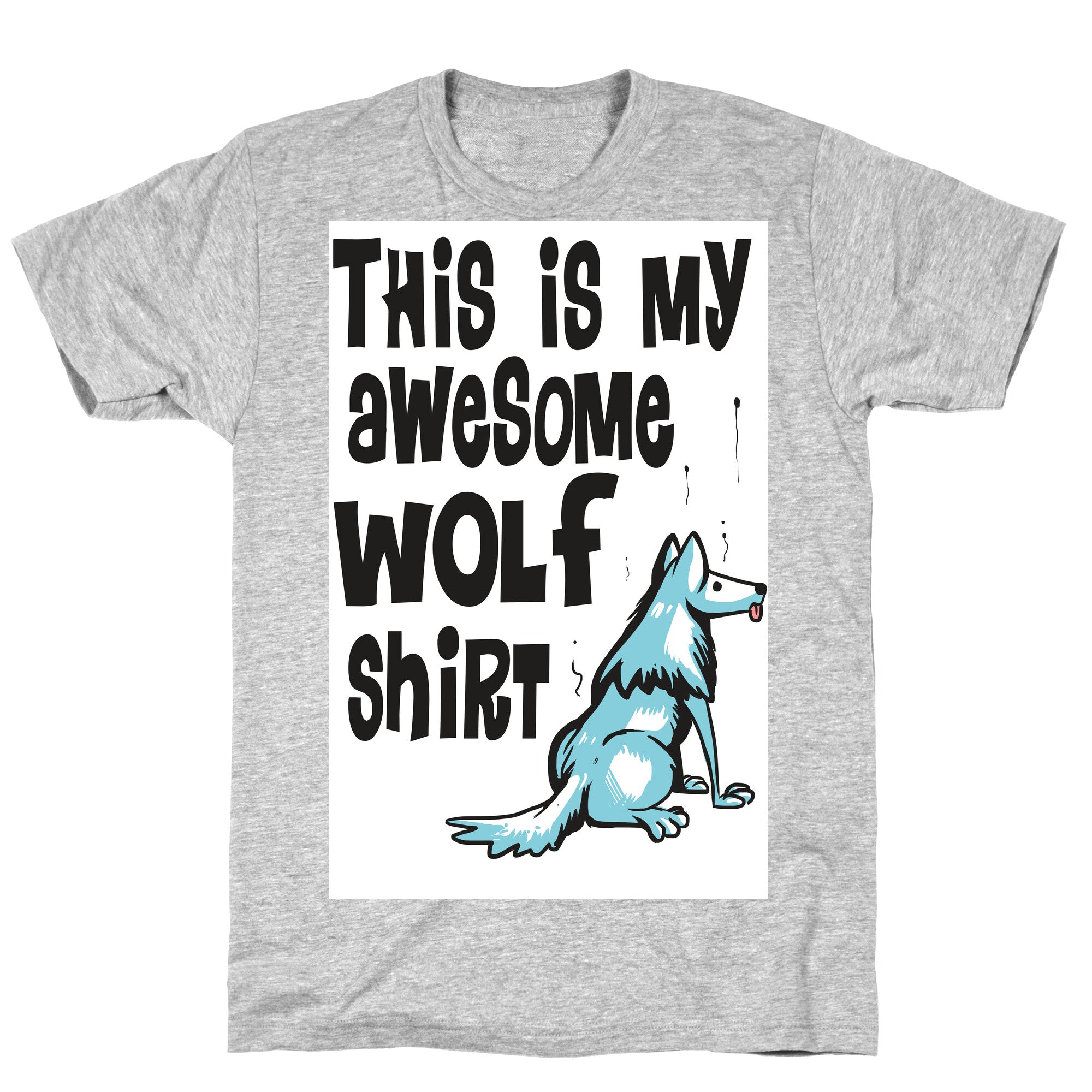 AWESOME WOLF SHIRT T-Shirt Hoodie, Sweatshirt | CoreVibeTees.com (Image 3)