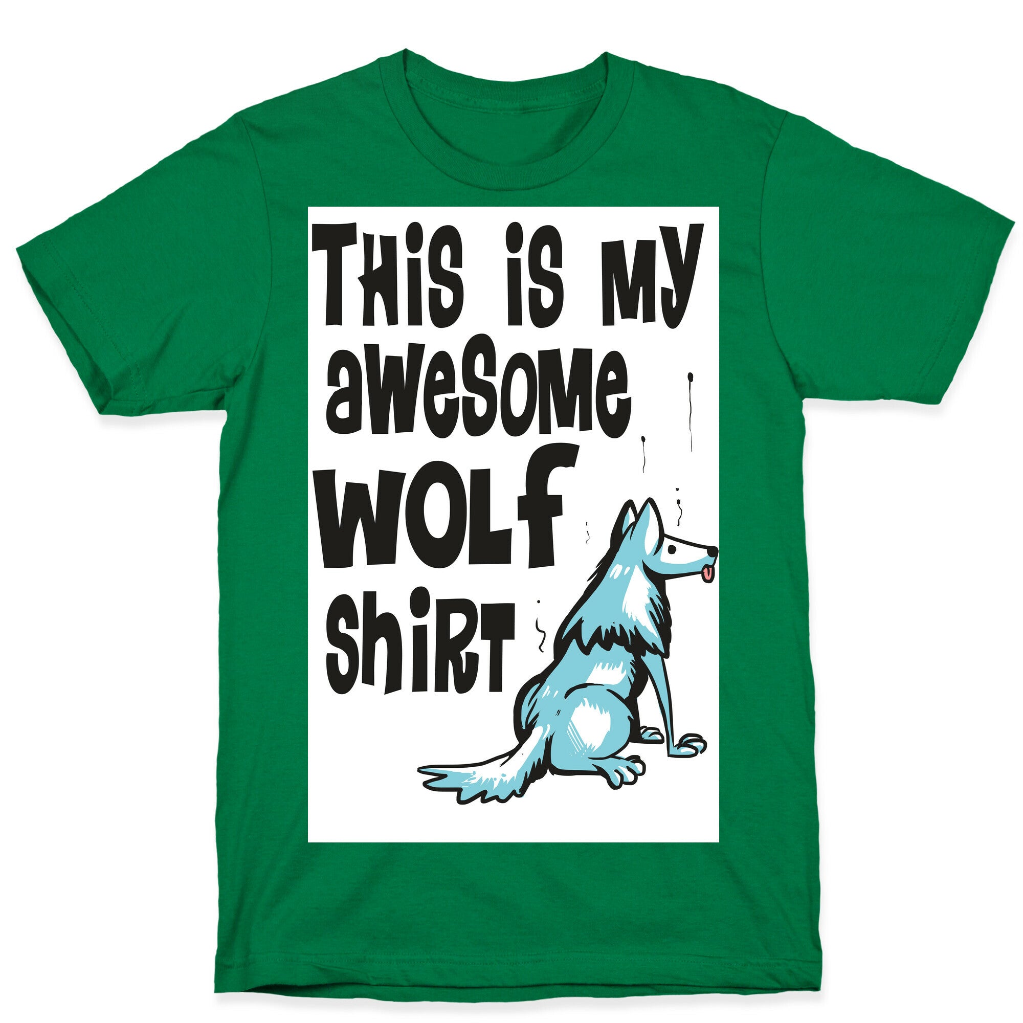 AWESOME WOLF SHIRT T-Shirt Hoodie, Sweatshirt | CoreVibeTees.com (Image 4)