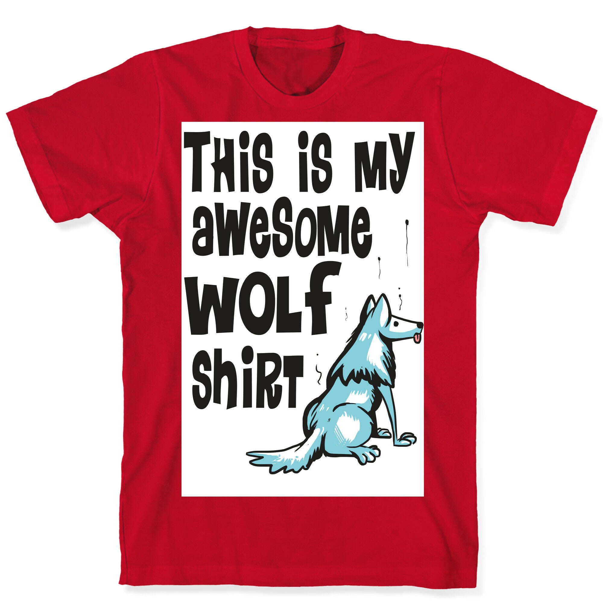 AWESOME WOLF SHIRT T-Shirt Hoodie, Sweatshirt | CoreVibeTees.com (Image 5)