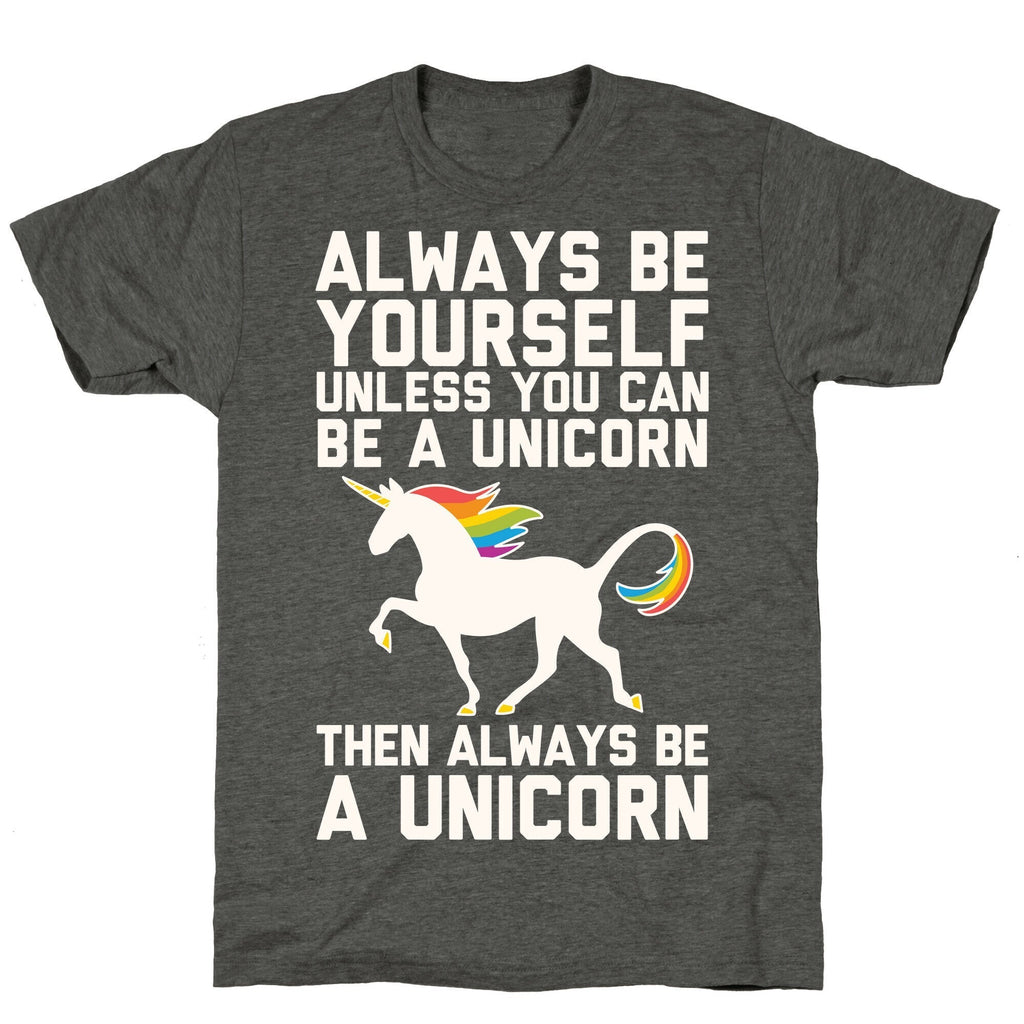 Always Be Yourself, Unless You Can Be A Unicorn Unisex Triblend Tee Hoodie, Sweatshirt | CoreVibeTees.com (Image 3)