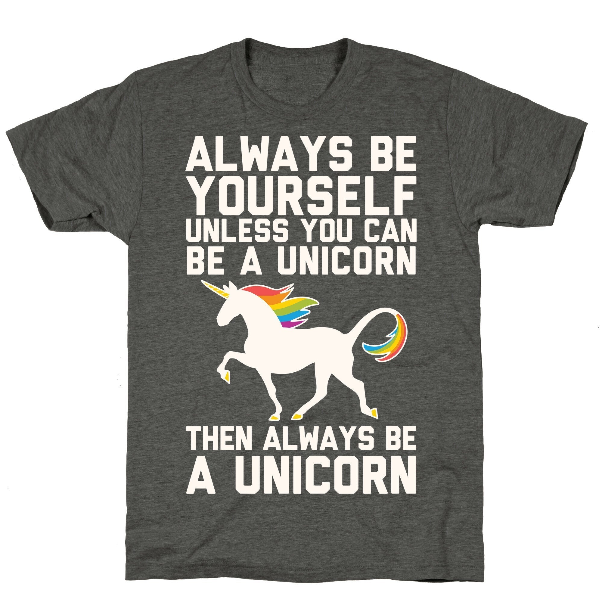 Always Be Yourself, Unless You Can Be A Unicorn Unisex Triblend Tee Hoodie, Sweatshirt | CoreVibeTees.com (Image 3)