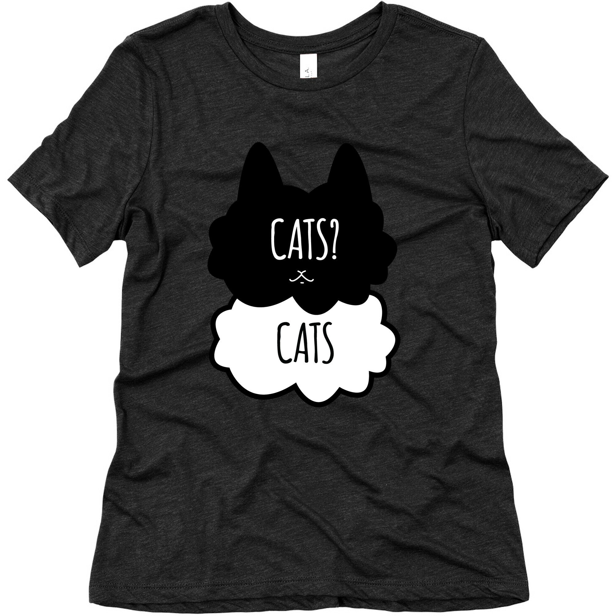 Cats? Cats Women's Triblend Tee Hoodie, Sweatshirt | CoreVibeTees.com (Image 1)