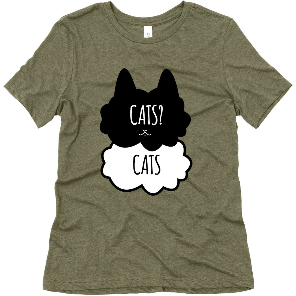 Cats? Cats Women's Triblend Tee Hoodie, Sweatshirt | CoreVibeTees.com (Image 5)