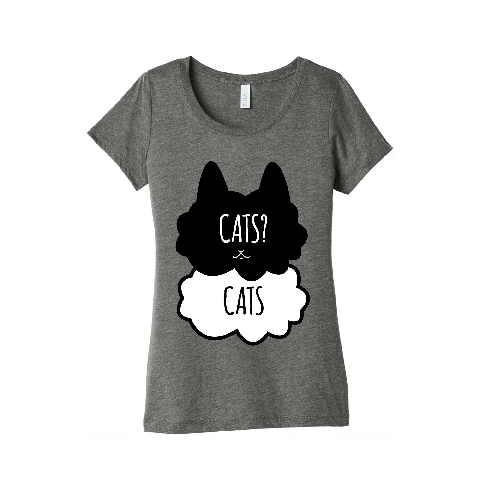 Cats? Cats Women's Triblend Tee Hoodie, Sweatshirt | CoreVibeTees.com (Image 3)