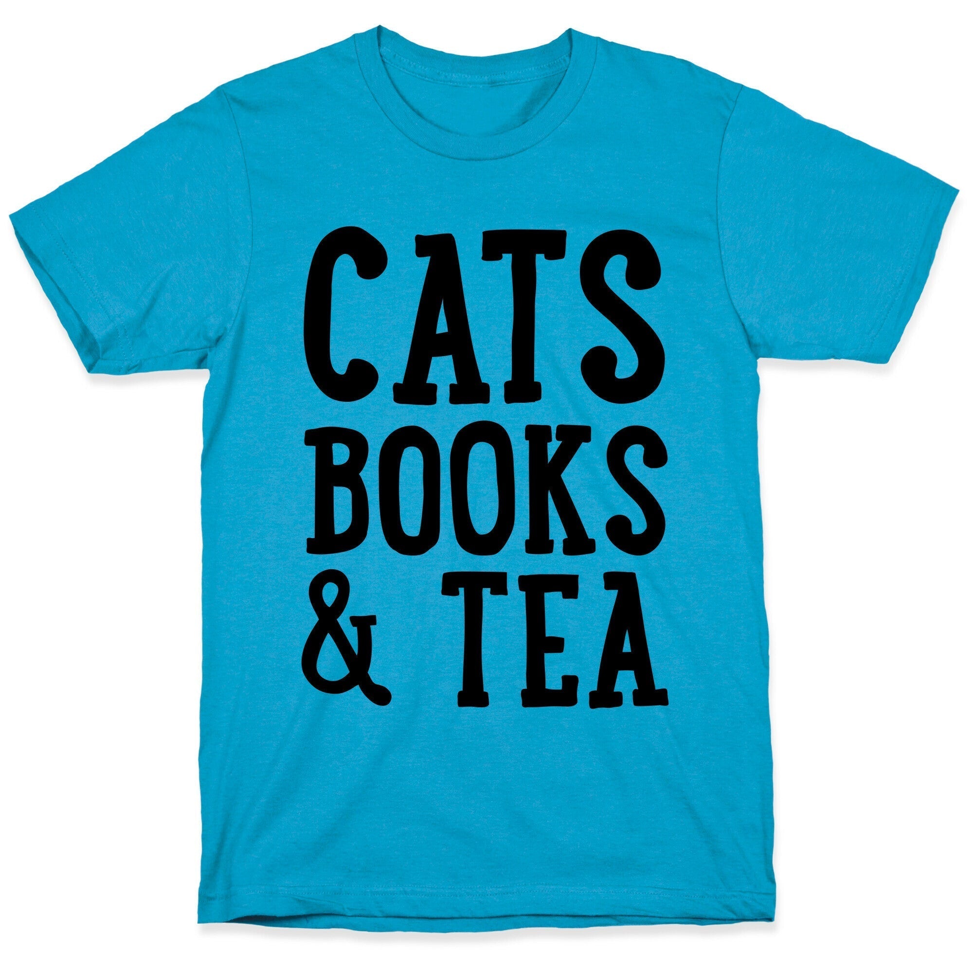 Cats, Books & Tea Unisex Triblend Tee Hoodie, Sweatshirt | CoreVibeTees.com (Image 5)