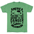America: Taking The Highway To The Danger Zone Since 1776 Unisex Triblend Tee Hoodie, Sweatshirt | CoreVibeTees.com (Image 1)