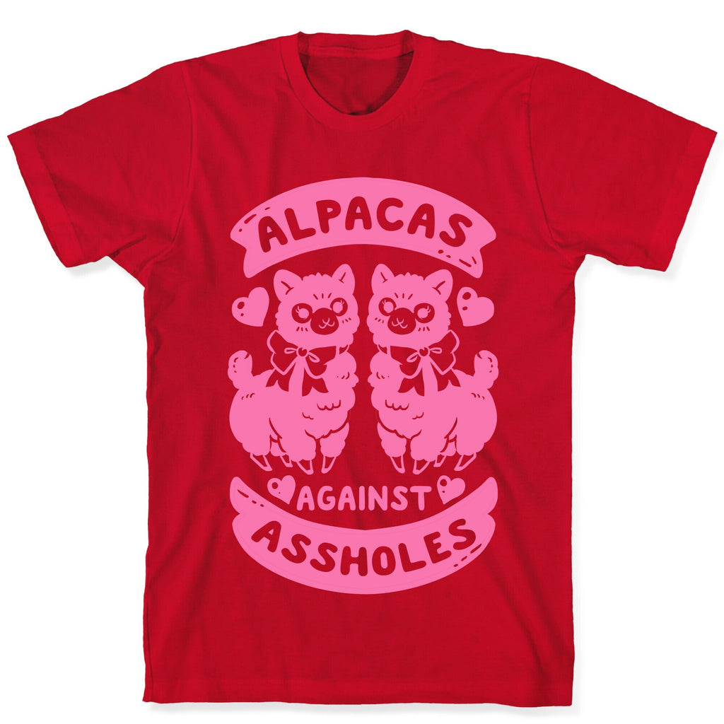 Alpacas Against Assholes T-Shirt Hoodie, Sweatshirt | CoreVibeTees.com (Image 3)