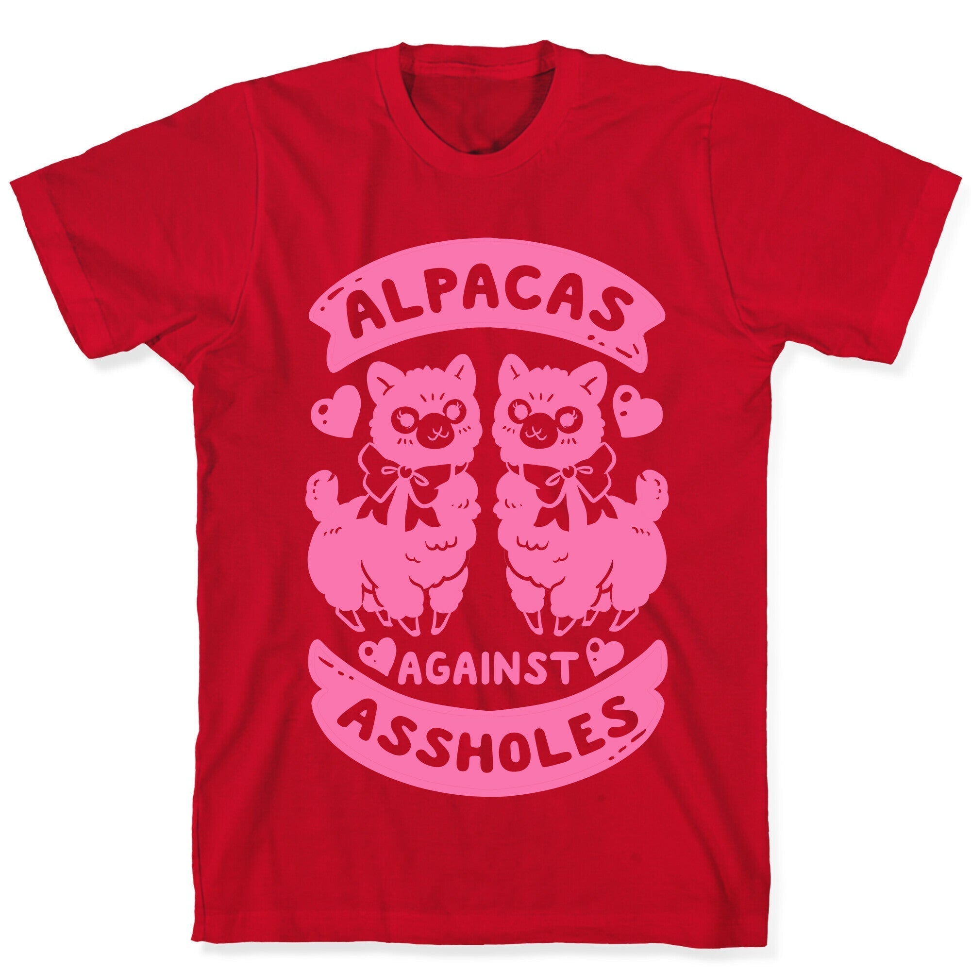 Alpacas Against Assholes T-Shirt Hoodie, Sweatshirt | CoreVibeTees.com (Image 3)