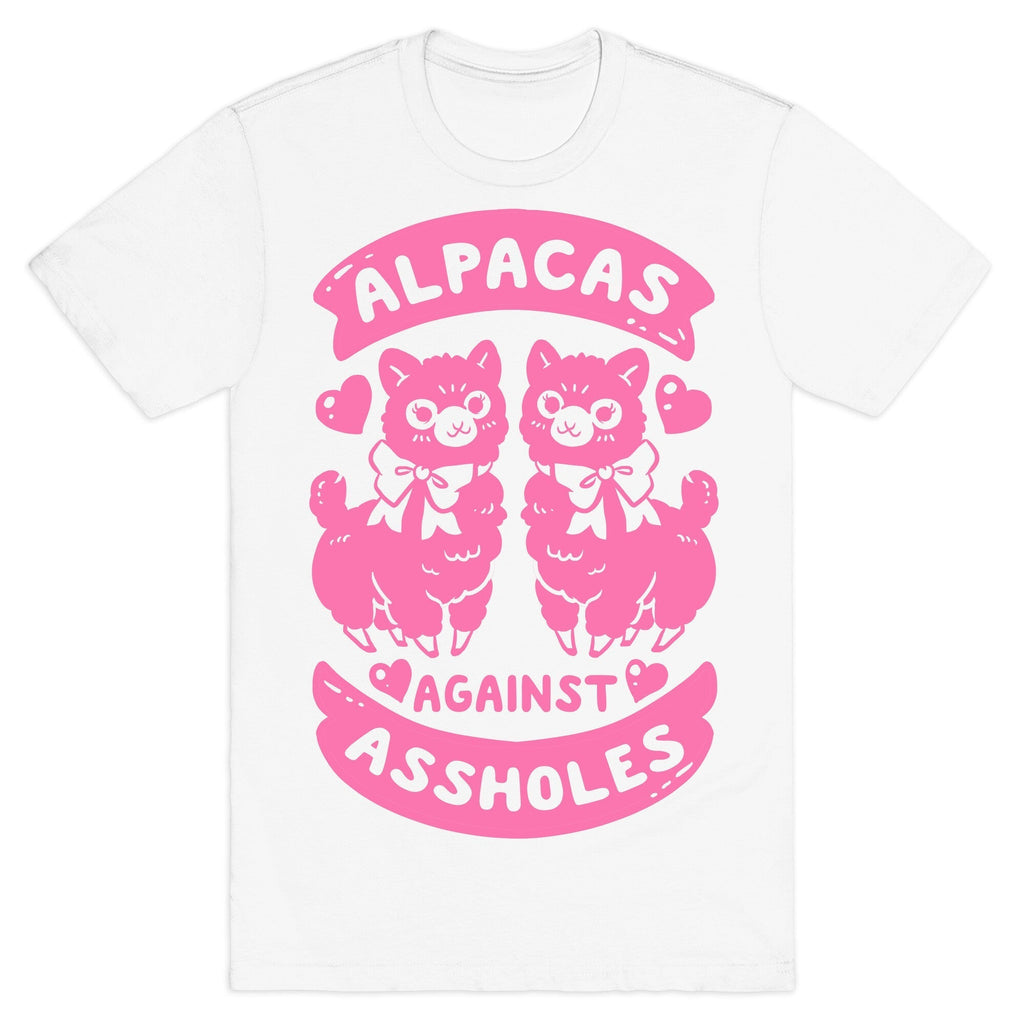 Alpacas Against Assholes T-Shirt Hoodie, Sweatshirt | CoreVibeTees.com (Image 2)
