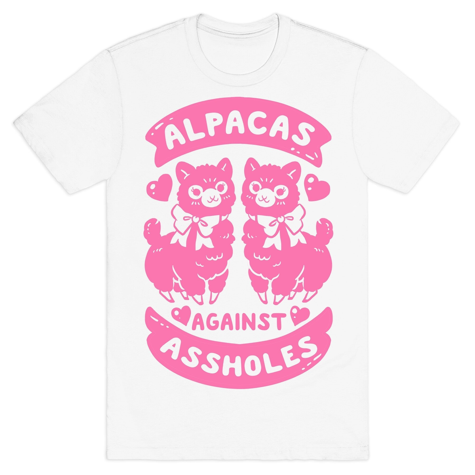 Alpacas Against Assholes T-Shirt Hoodie, Sweatshirt | CoreVibeTees.com (Image 2)