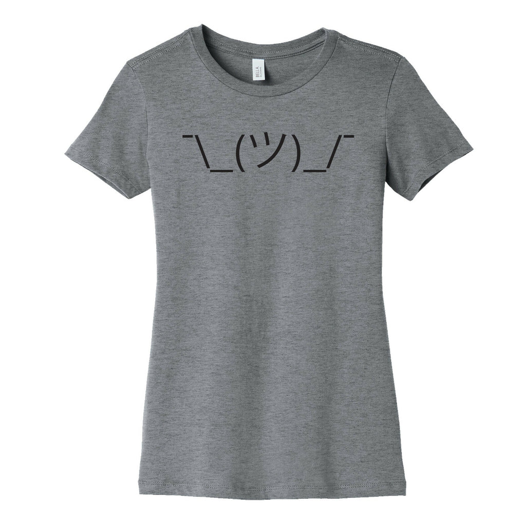Emoticon Shrugs Women's Cotton Tee Hoodie, Sweatshirt | CoreVibeTees.com (Image 2)