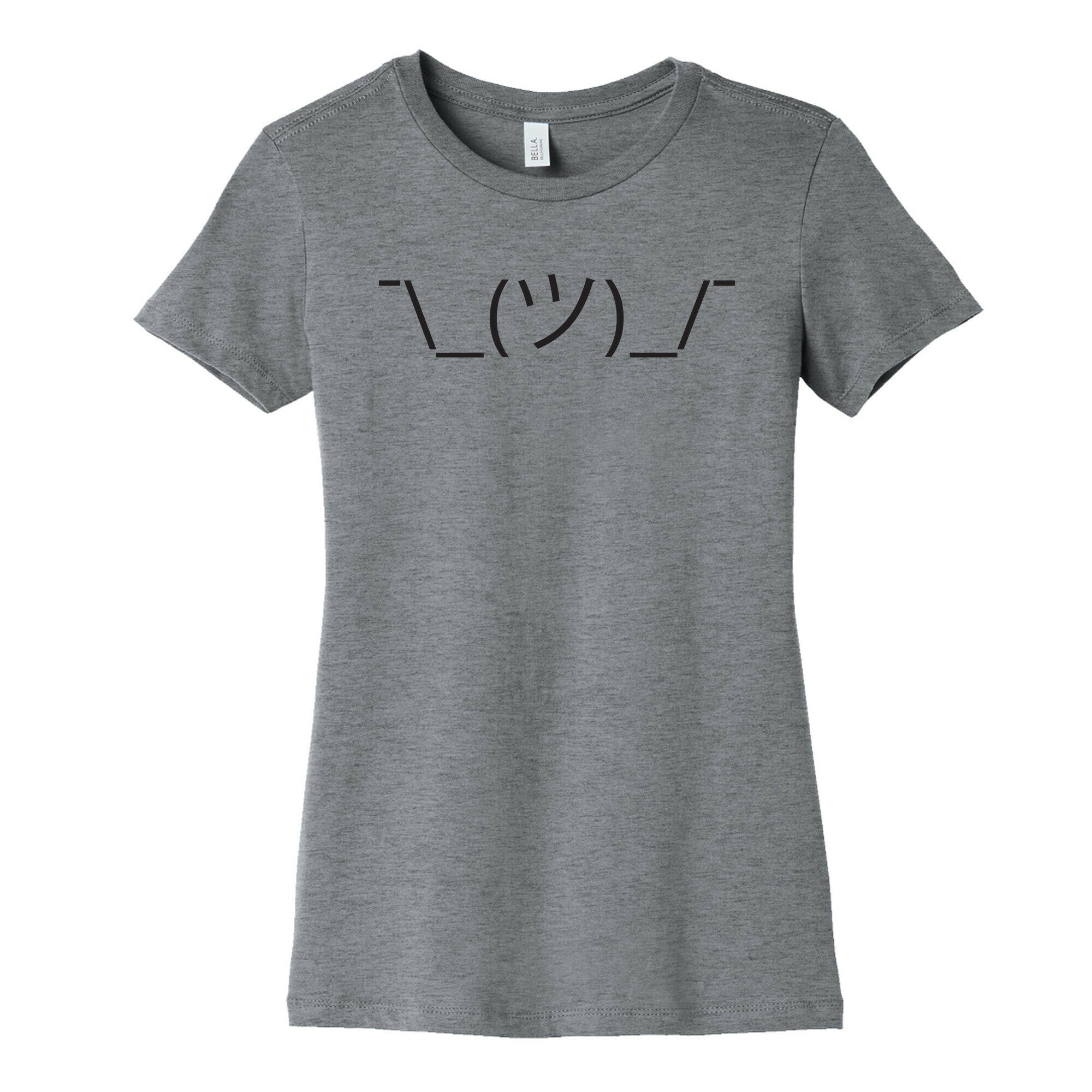 Emoticon Shrugs Women's Cotton Tee Hoodie, Sweatshirt | CoreVibeTees.com (Image 2)