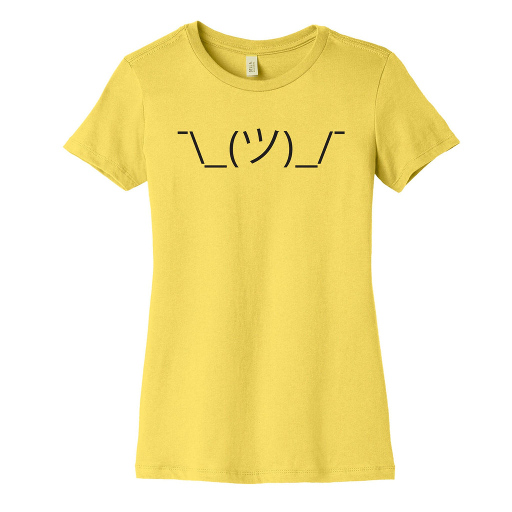 Emoticon Shrugs Women's Cotton Tee Hoodie, Sweatshirt | CoreVibeTees.com (Image 3)