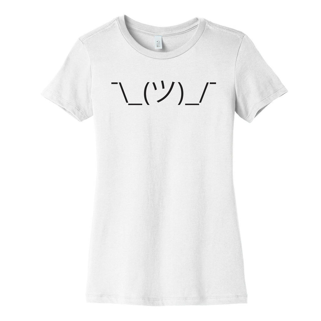 Emoticon Shrugs Women's Cotton Tee Hoodie, Sweatshirt | CoreVibeTees.com (Image 4)