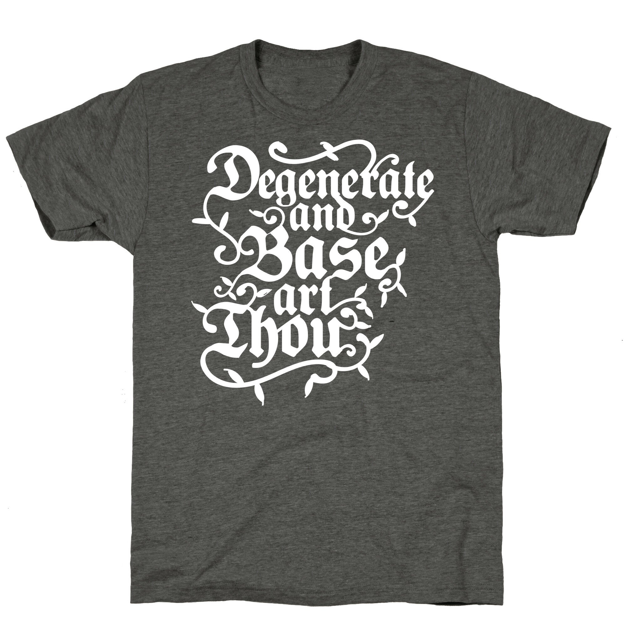Degenerate and Base Art Thou Unisex Triblend Tee Hoodie, Sweatshirt | CoreVibeTees.com (Image 3)