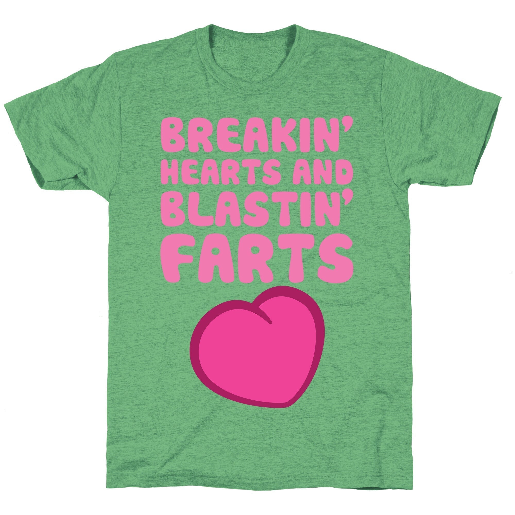 Breakin' Hearts And Blastin' Farts Unisex Triblend Tee Hoodie, Sweatshirt | CoreVibeTees.com (Image 2)