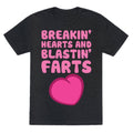 Breakin' Hearts And Blastin' Farts Unisex Triblend Tee Hoodie, Sweatshirt | CoreVibeTees.com (Image 1)