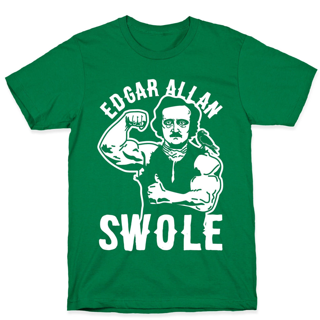 Edgar Allan Swole T-Shirt Hoodie, Sweatshirt | CoreVibeTees.com (Image 3)