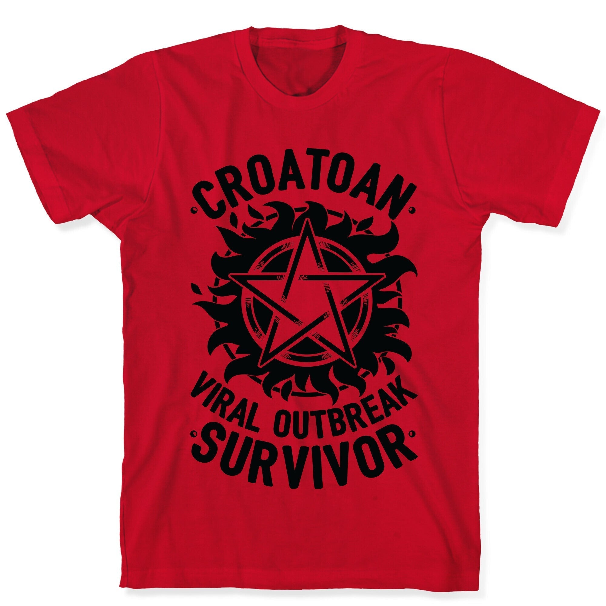Croatoan Virus Outbreak Survivor T-Shirt Hoodie, Sweatshirt | CoreVibeTees.com (Image 5)