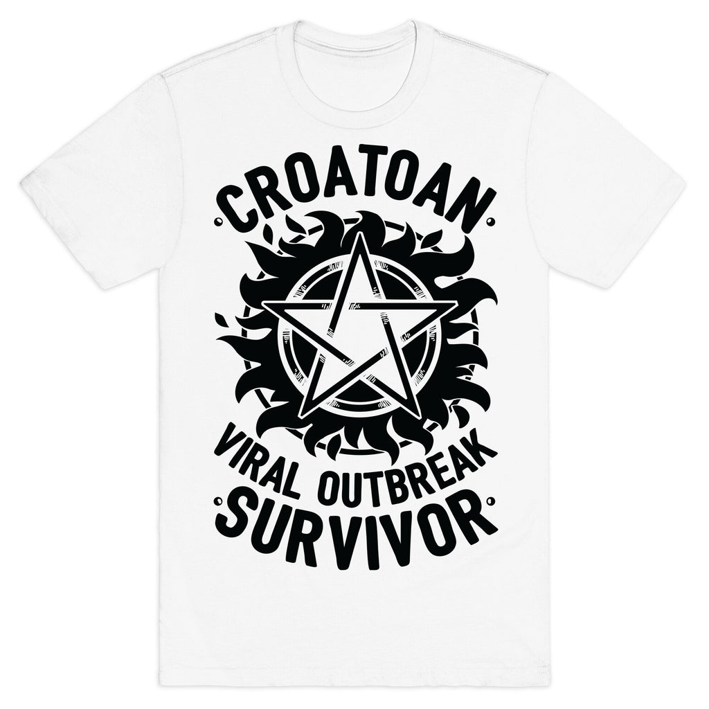 Croatoan Virus Outbreak Survivor T-Shirt Hoodie, Sweatshirt | CoreVibeTees.com (Image 2)