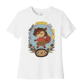 Audrey Horn Fox Women's Cotton Tee Hoodie, Sweatshirt | CoreVibeTees.com (Image 1)