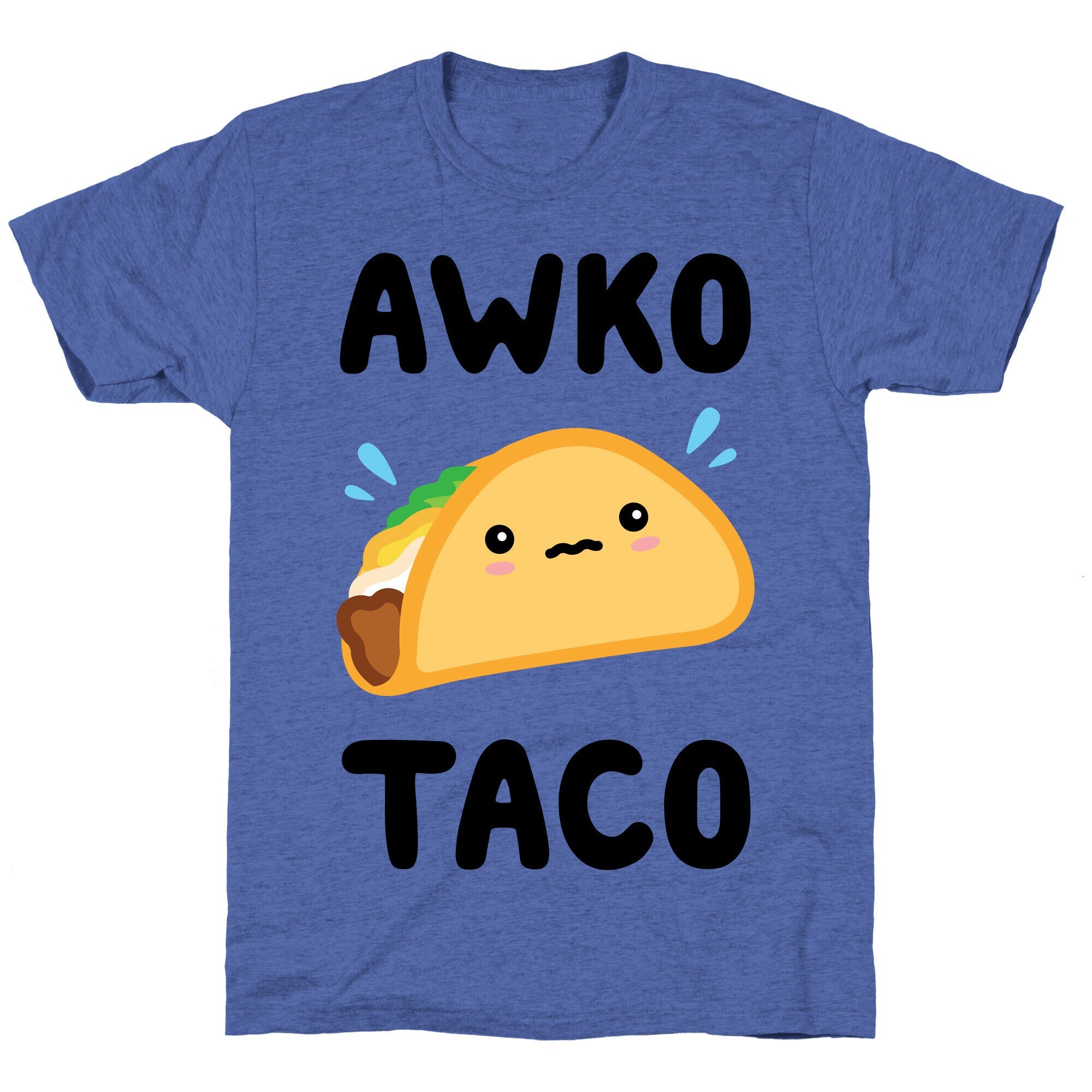 Awko Taco Unisex Triblend Tee Hoodie, Sweatshirt | CoreVibeTees.com (Image 4)