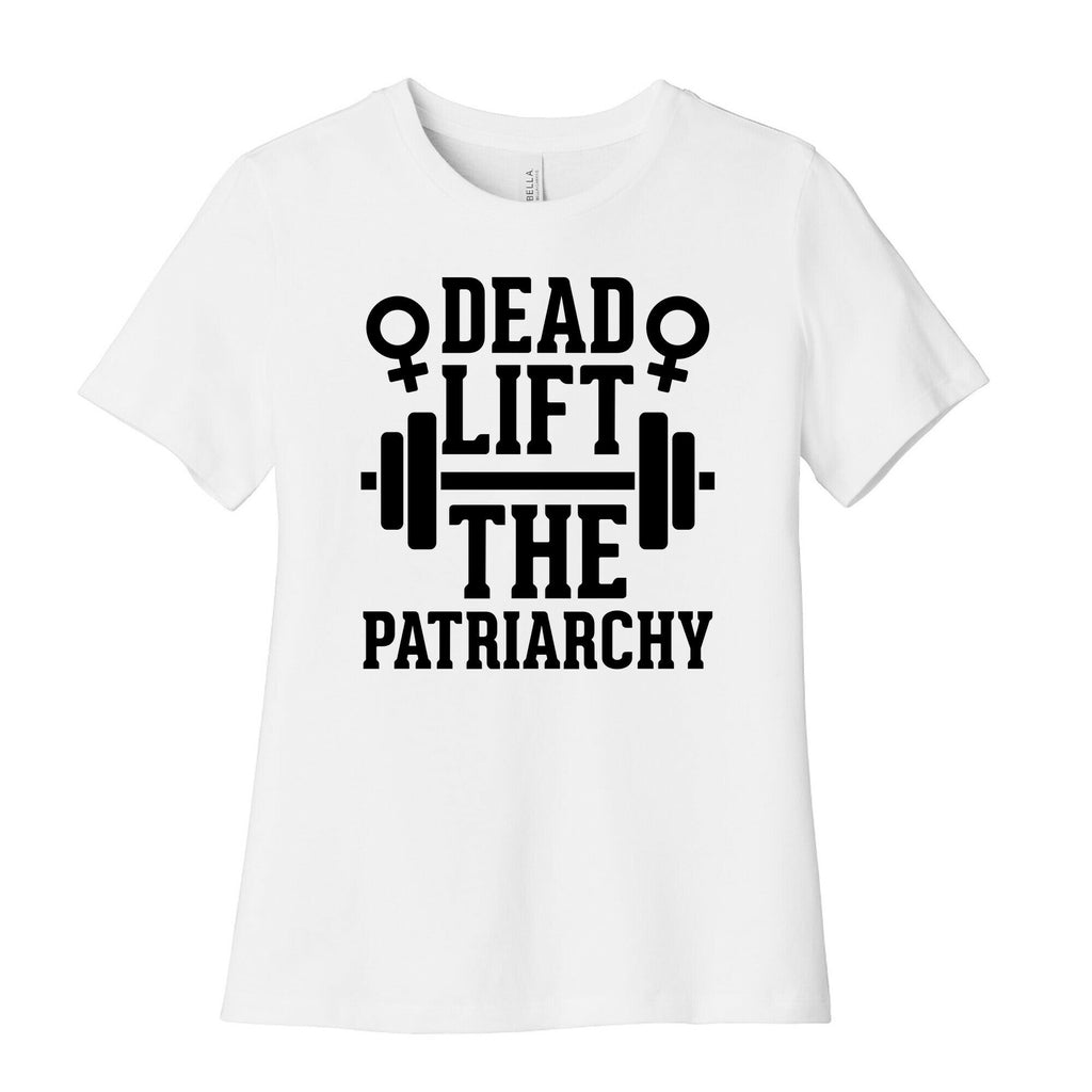 Dead Lift The Patriarchy Women's Cotton Tee Hoodie, Sweatshirt | CoreVibeTees.com (Image 1)