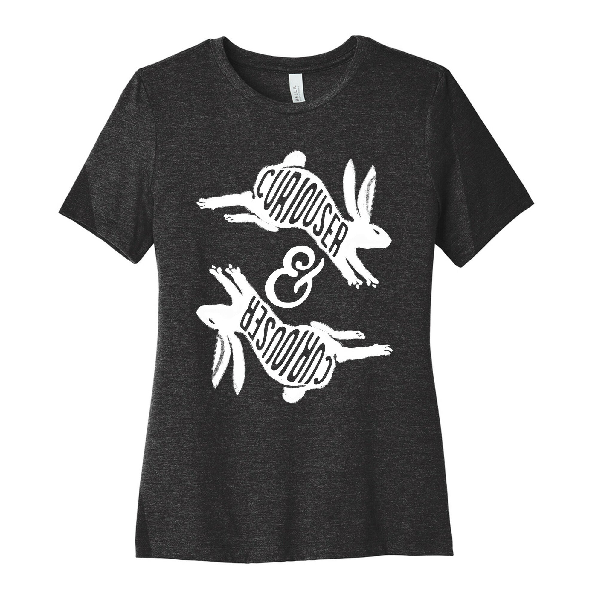 Curiouser And Curiouser Women's Cotton Tee Hoodie, Sweatshirt | CoreVibeTees.com (Image 1)