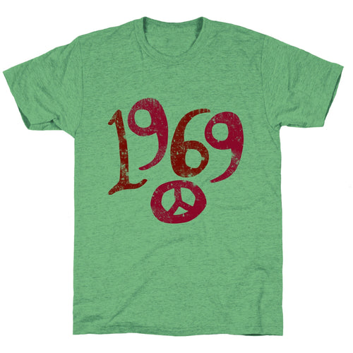 1969 Woodstock (Vintage) Unisex Triblend Tee Hoodie, Sweatshirt | CoreVibeTees.com (Image 1)