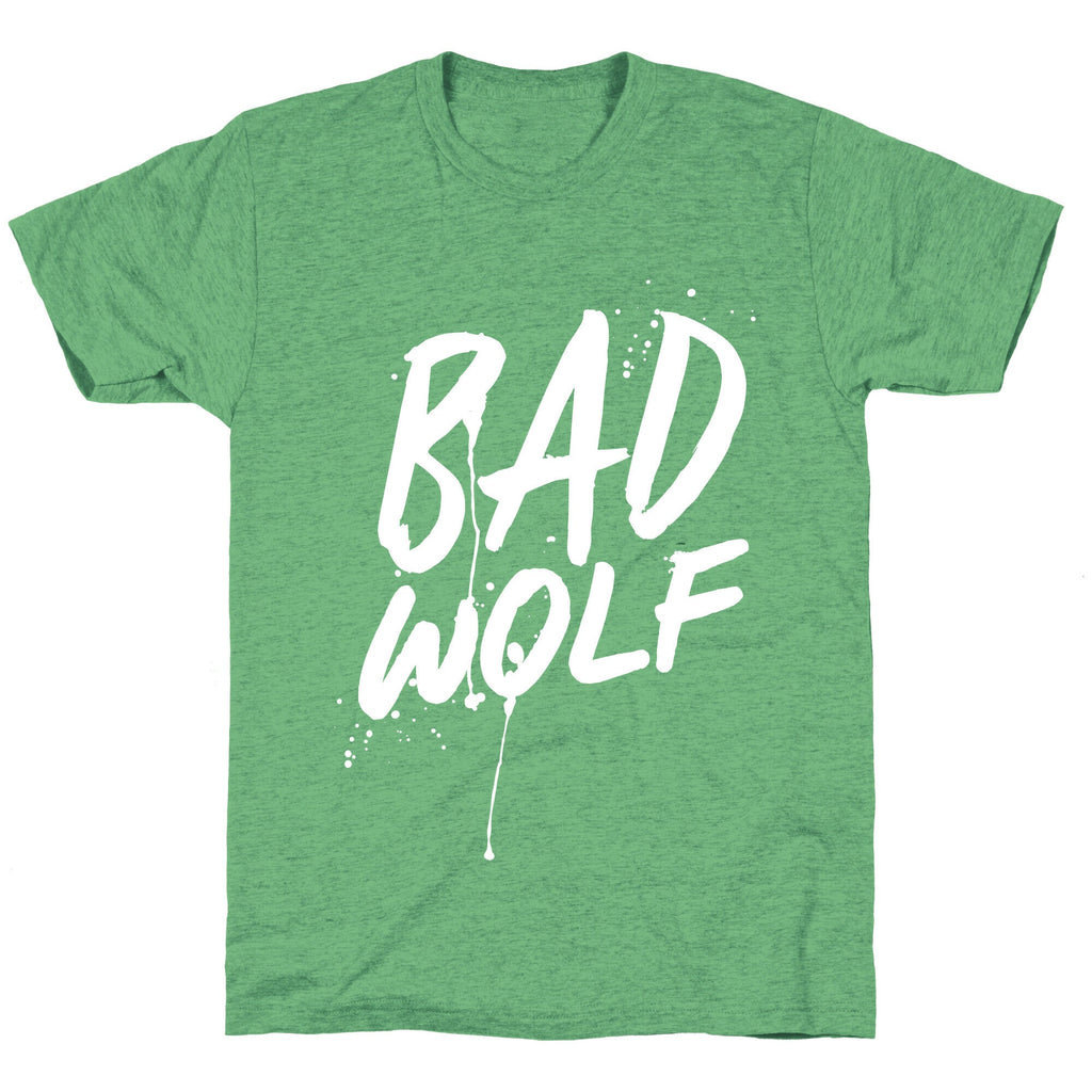 Doctor Who Bad Wolf Unisex Triblend Tee Hoodie, Sweatshirt | CoreVibeTees.com (Image 2)