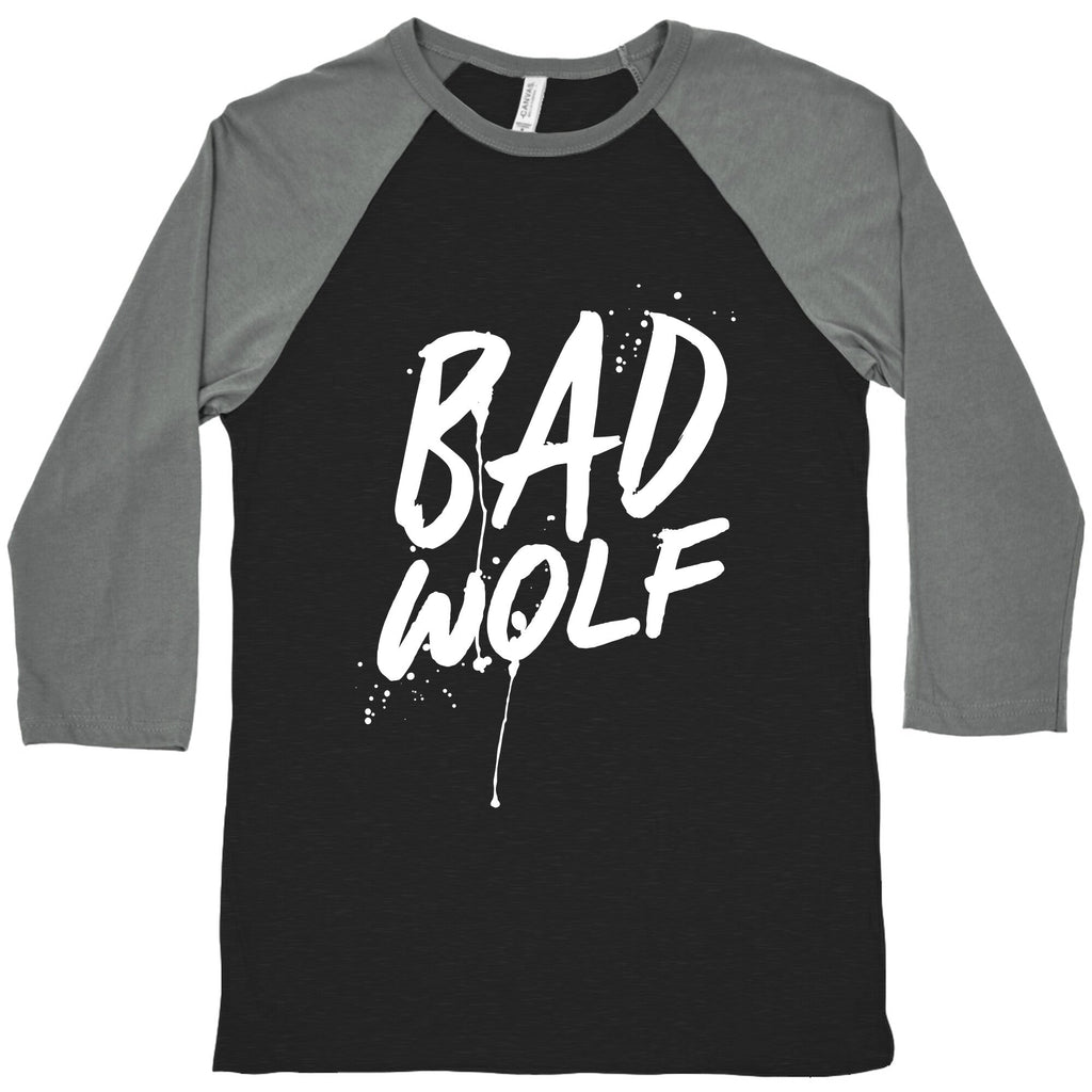 Doctor Who Bad Wolf Baseball Tee Hoodie, Sweatshirt | CoreVibeTees.com (Image 3)