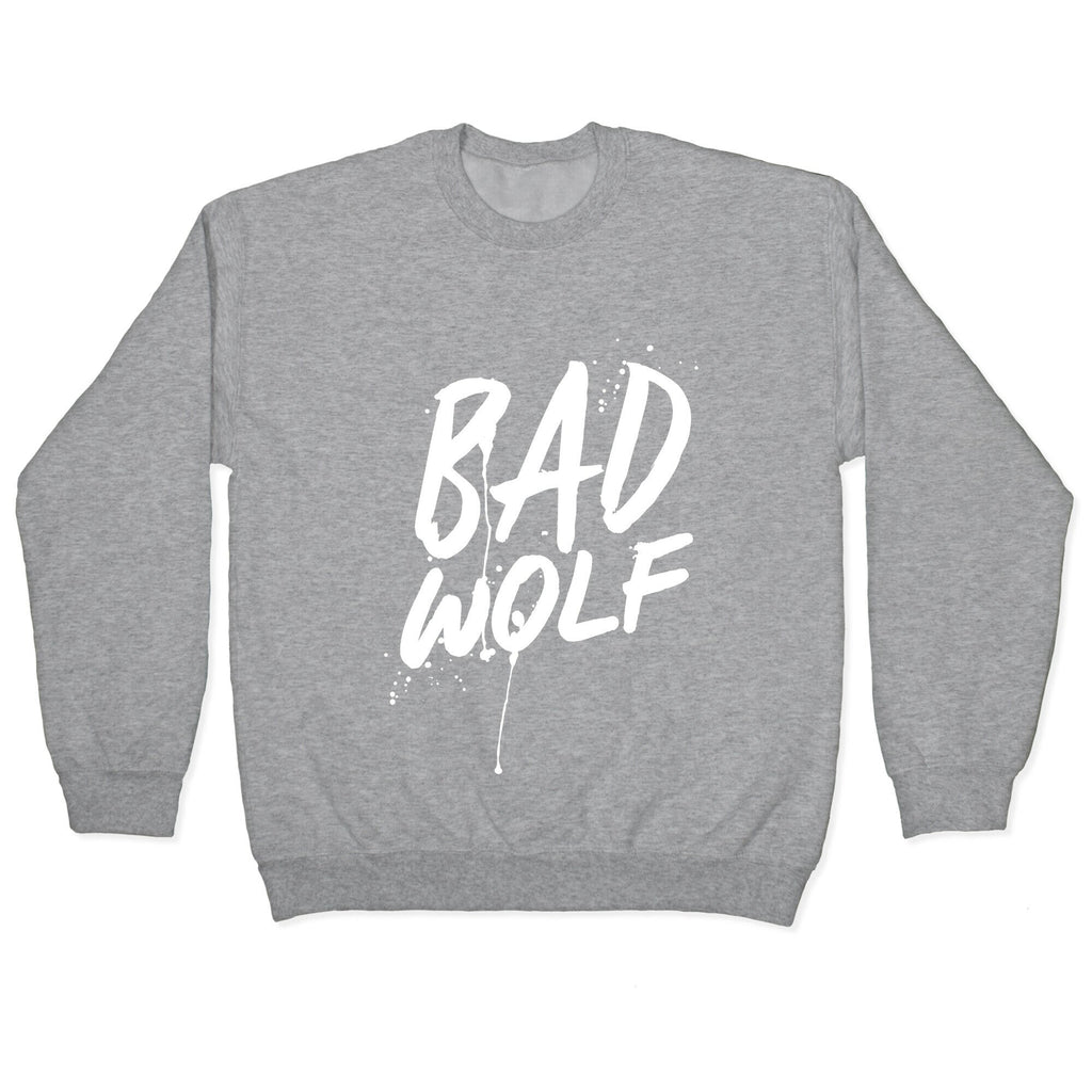 Doctor Who Bad Wolf Crewneck Sweatshirt T-Shirts, Hoodie | CoreVibeTees.com (Image 2)