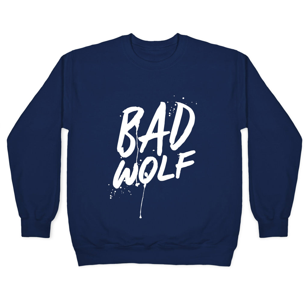 Doctor Who Bad Wolf Crewneck Sweatshirt T-Shirts, Hoodie | CoreVibeTees.com (Image 4)