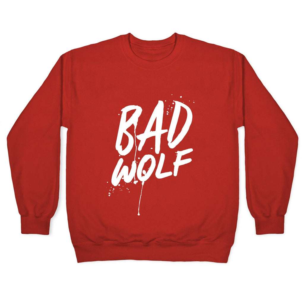 Doctor Who Bad Wolf Crewneck Sweatshirt T-Shirts, Hoodie | CoreVibeTees.com (Image 5)