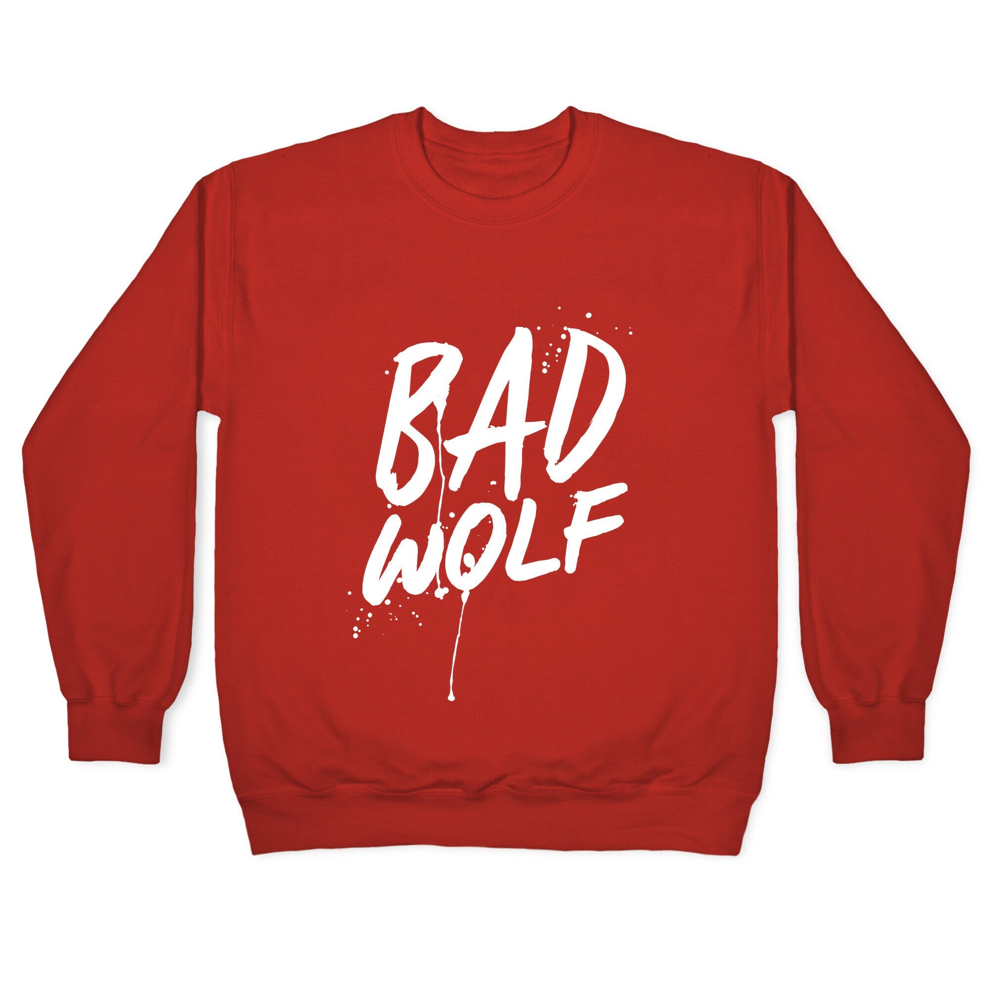 Doctor Who Bad Wolf Crewneck Sweatshirt T-Shirts, Hoodie | CoreVibeTees.com (Image 5)