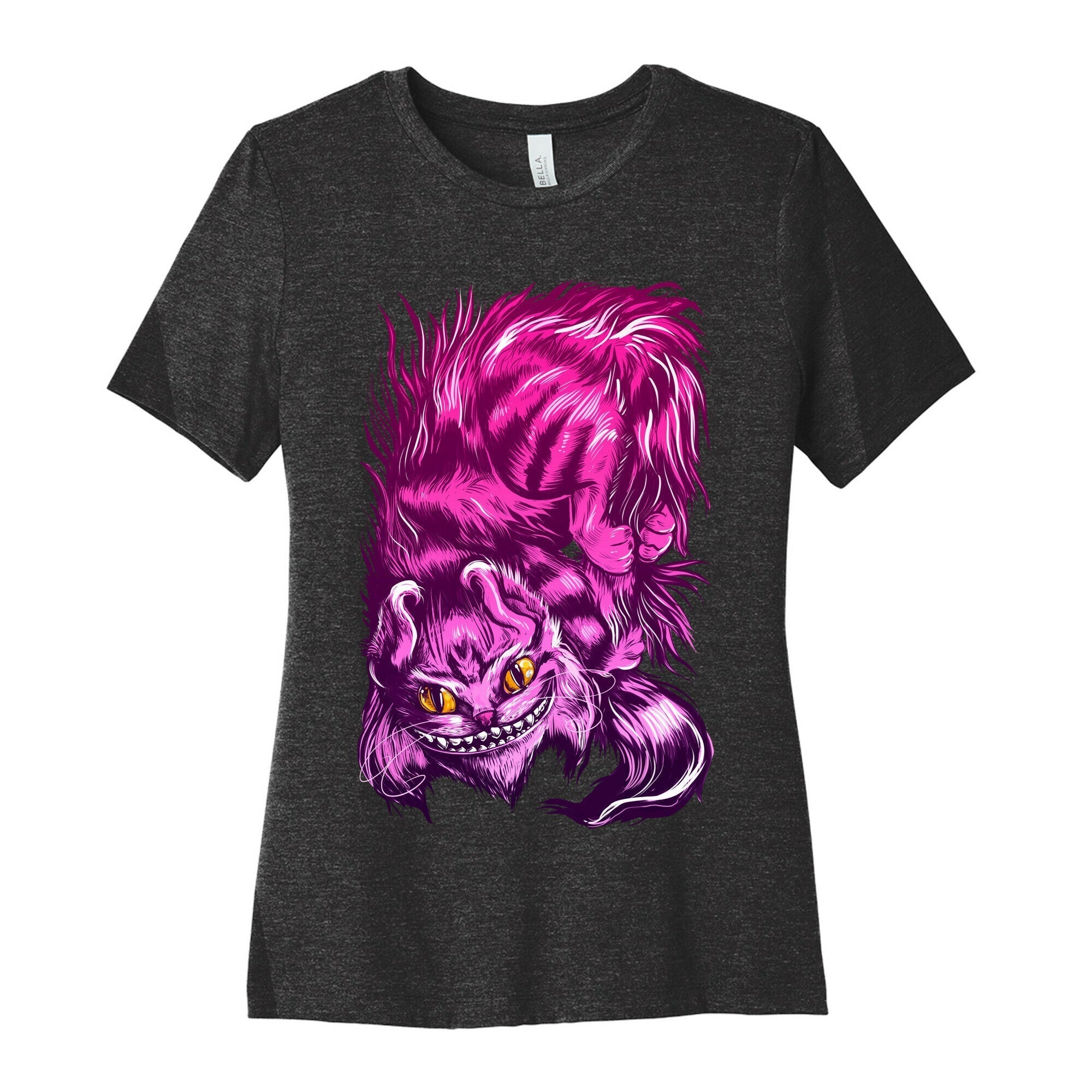 Cheshire Cat Women's Cotton Tee Hoodie, Sweatshirt | CoreVibeTees.com (Image 1)