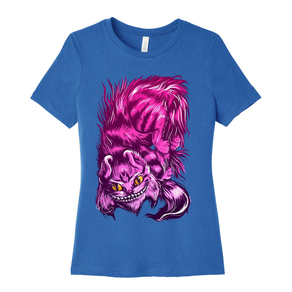 Cheshire Cat Women's Cotton Tee Hoodie, Sweatshirt | CoreVibeTees.com (Image 3)